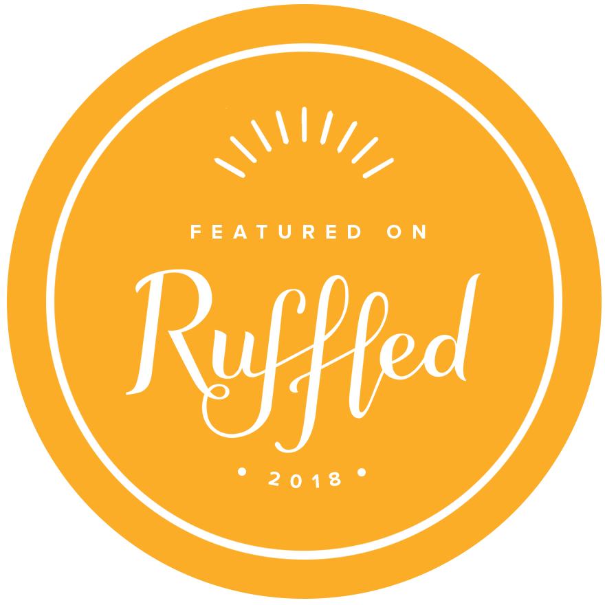 AS FEATURED ON RUFFLED 2018