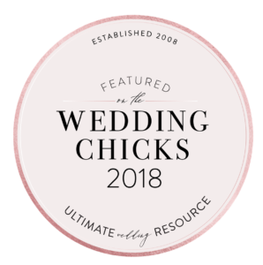 AS FEATURED ON WEDDING CHICKS 2018