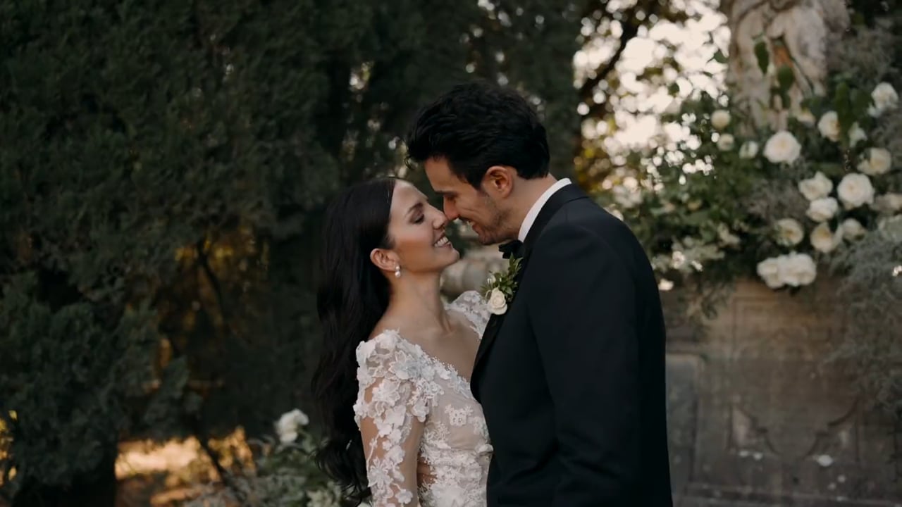 Wedding Film at La Foce in Tuscany, Italy