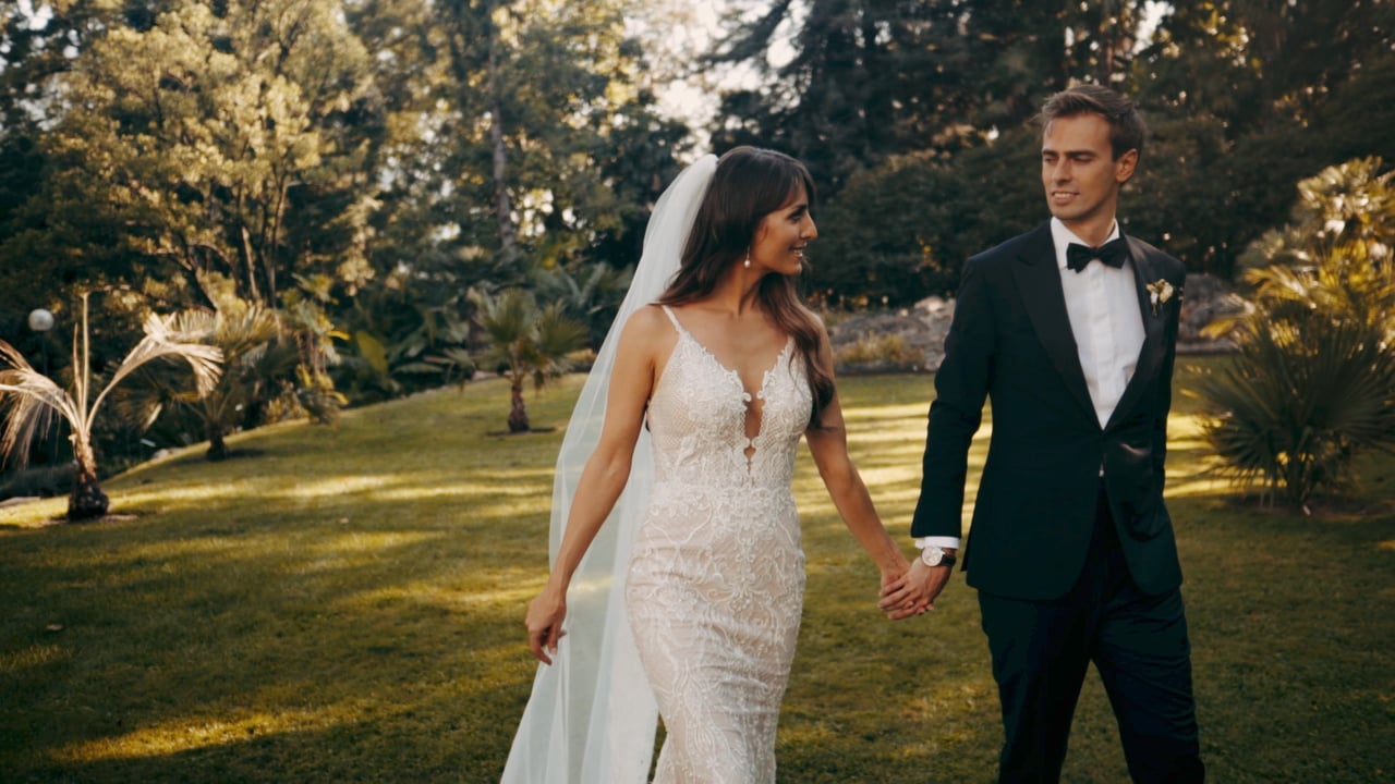 Elegante Video di Matrimonio con Dettagli D&G all'Eden Roc, Lago Maggiore, Svizzera